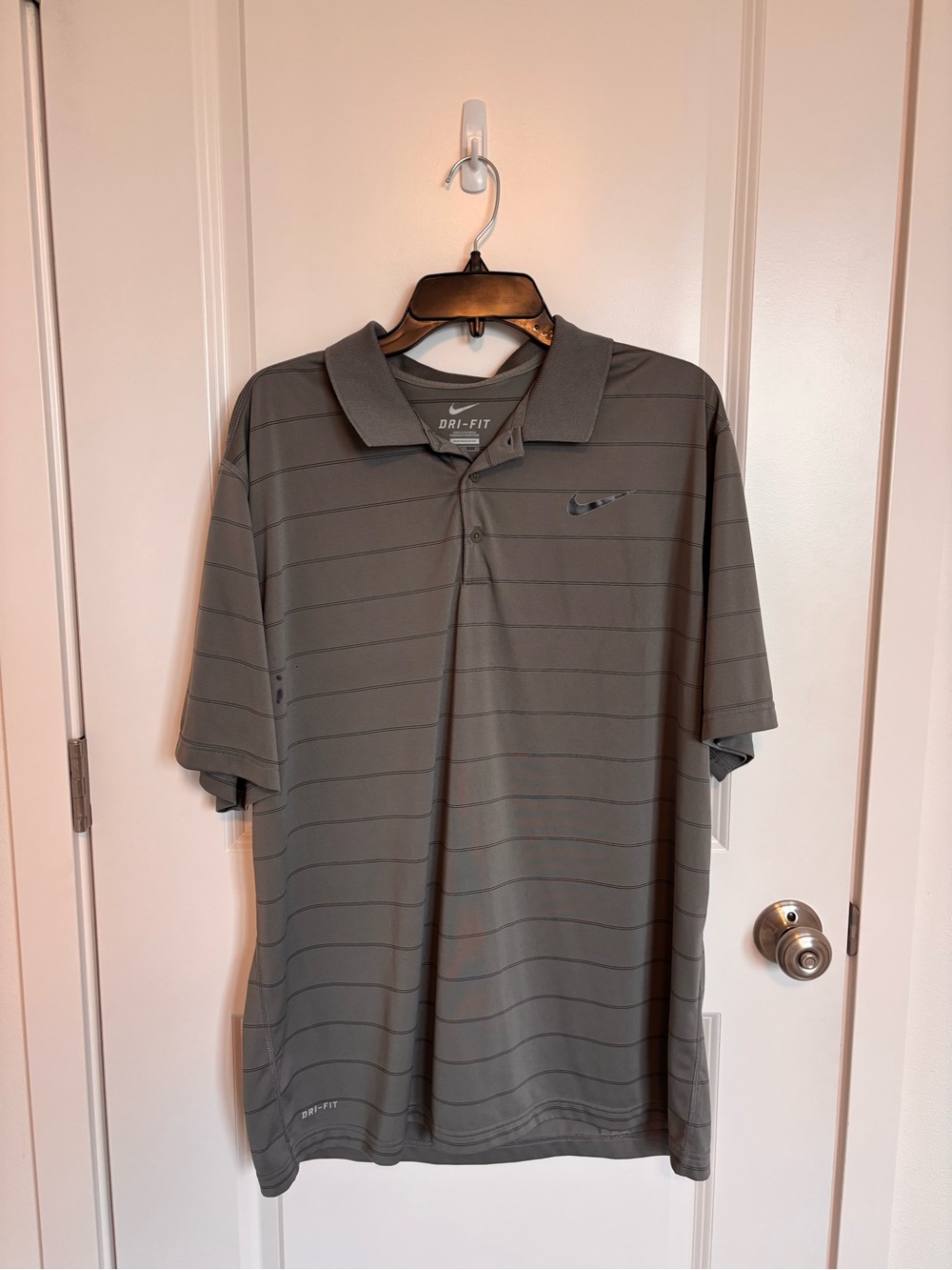 Nike Dri-FIT Grey Polo Shirt